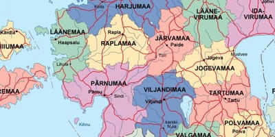 Kartes Igaunijas politisko