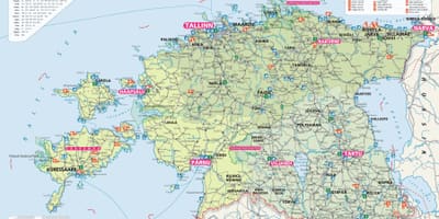 Tūrisma karte, Igaunija