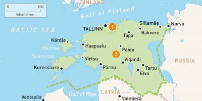 Karte Igaunija